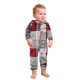 thumbnail image 1 of Nvse-Christmas Cute Print Family Matching Hooded Long Sleeved Zippered Jumpsuit Set Unisex Onesie Novelty Printed One-piece Pajamas Women Men Hooded Jumpsuits Adult Nightwear Romper Holiday Pjs, 1 of 2