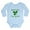 Sky Blue, variant on CafePress - Kiss Me Im Irish St Patricks Day Body Suit - Long Sleeve Cotton Baby Bodysuit