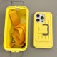 thumbnail image 1 of ZENMELE - Minifunda tipo maleta cruzada para teléfono móvil (modelo 15+), diseño creativo y moderno, bolso bandolera pequeño y multifuncional para mujer (amarillo), 1 of 4