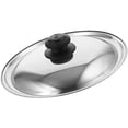thumbnail image 3 of Tapa de sartén de acero inoxidable, tapa redonda para olla, tapa para sartén, tapa para olla de cocina, 3 of 8