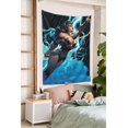 thumbnail image 3 of Tapiz de Mujer Maravilla para colgar en la pared, póster artístico, decoración para dormitorio, sala de estar, dormitorio, fiesta en casa, 90 x 60 pulgadas, 3 of 8