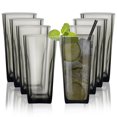 thumbnail image 2 of 8 Pcs Gobelets en Plastique Réutilisables Empilables Incassables 600ml Verres pour Maison Bureau, 2 of 9