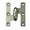 Antique Nickel, variant on Deltana OK2520U3-R 2-1/2" X 2" Solid Brass Right Hand Olive Knuckle Hinge - Brass