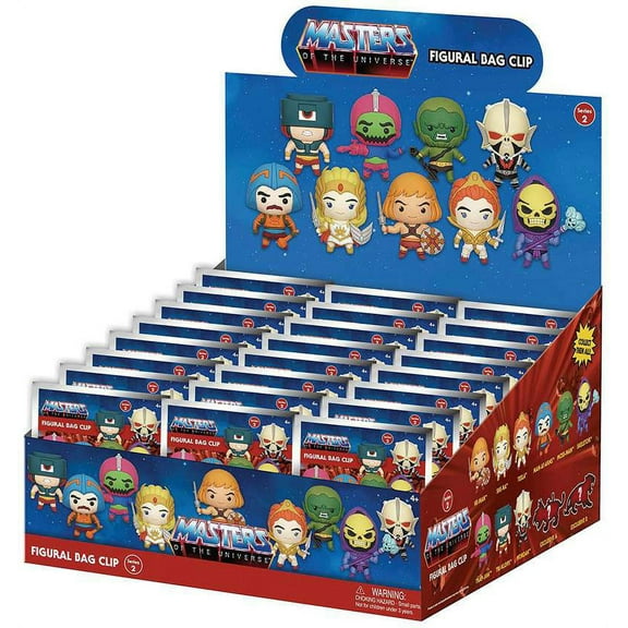 3D Figural Keyring Masters of the Universe Series 2 Mystery Box (24 Packs)