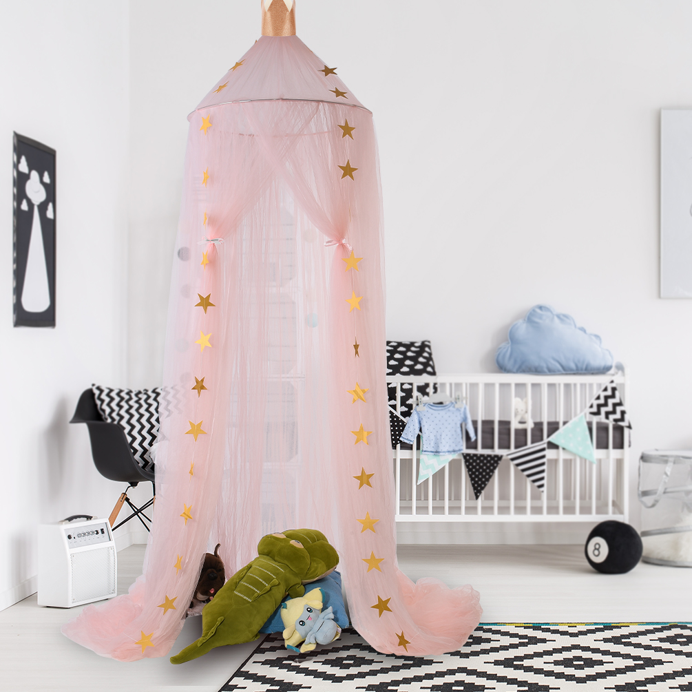 Dome Bed Canopy, Uarter Princess Baby Dome Bed Canopy Mesh Gauze Kids