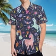 thumbnail image 5 of High Quality Hawaiian Shirts for Men Short Sleeve Aloha Beach Shirt Floral Summer Casual Button Down Shirts Blouses ZJAD2J, 5 of 7