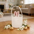 thumbnail image 4 of TIELUTT Easter Bunny Ear Hat the Item for Children During Easter. with It Children Can Participate in the Purse Boxes for Closet Clear Storage Bags Closet Storage Clothes under Crib Storage Big Stora, 4 of 5