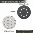 thumbnail image 3 of 100Pcs Wet Dry Sanding Discs 125mm,5 Inch 8 Hole Hook and Loop Sandpaper 400-7000Grits Assortment Set for Orbital Sander, 3 of 5