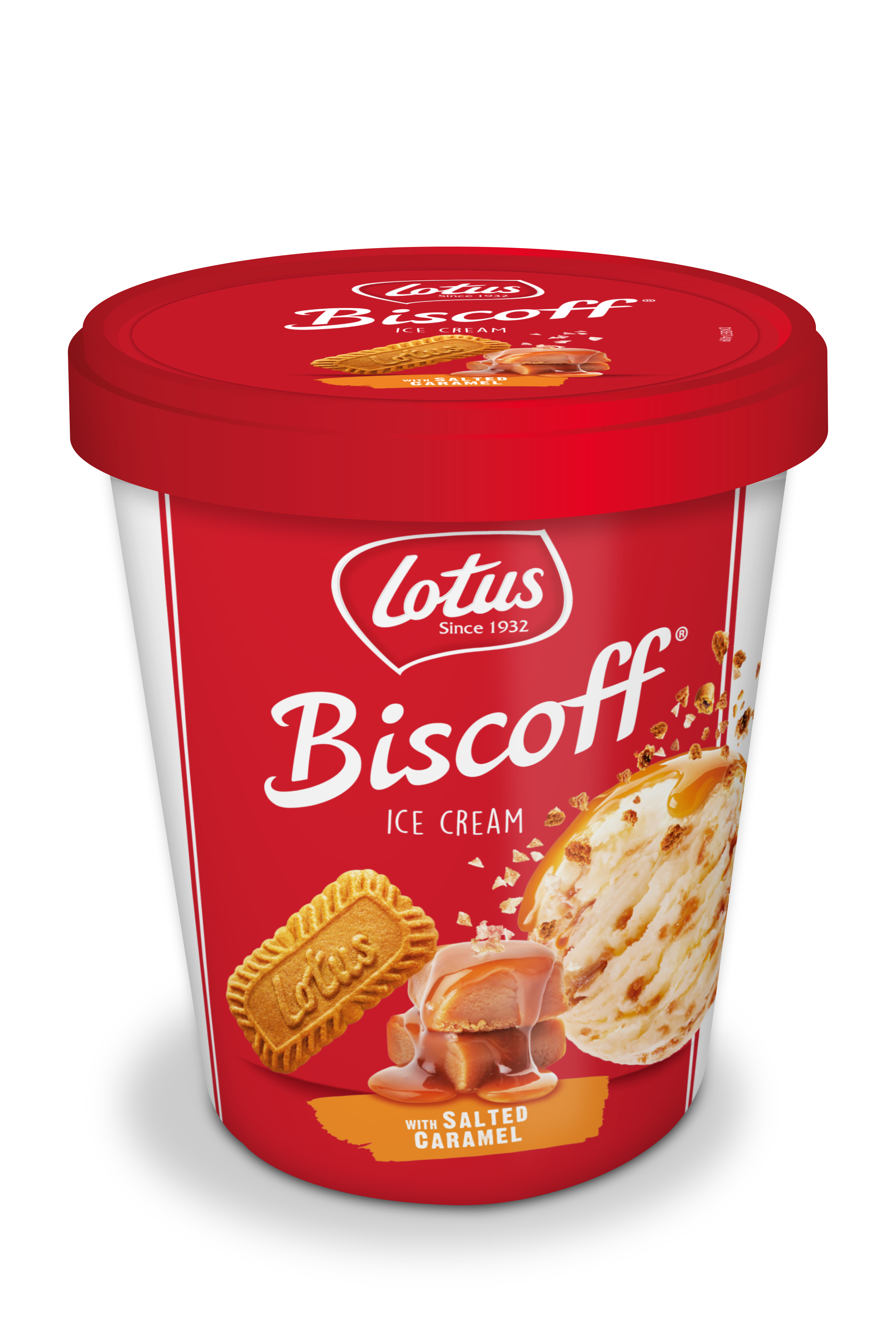 Biscoff Ice Cream Salt Caramel Pint