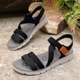 thumbnail image 3 of Womens Walking Sandals Sport Outdoor Hiking Sandles Thick Athletic Cushion Comfortable Sandals Casual Summer Comfortable Breathable Beach Shoes, 3 of 9