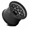 thumbnail image 2 of Fuel UTV Aluminum Rim D784 UNIT UTV 15X10in Gunmetal with Matte Black Ring Finish, D7841500A655, 2 of 3