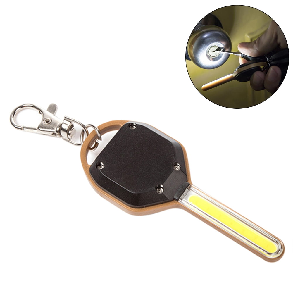 Details about   Mini COB LED Camping Flashlight Light Key Ring Keychain Torch Lamp Bright 