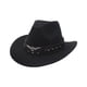 thumbnail image 1 of Sombrero de vaquero occidental Yuyangstore para adultos negro, 1 of 8
