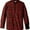 Red and Black, variant on Azaro Uomo Men's Shiny Dress Shirt Wrinkle Free Casual Button Down Untucked, Silver Foil Burgundy, L