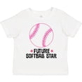 thumbnail image 3 of Inktastic Future Softball Star Sports Girls Toddler T-Shirt, 3 of 5