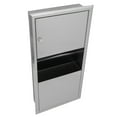 thumbnail image 4 of Bobrick B-369 Classicseries Recessed Paper Towel Dispenser / Waste Receptacle - Stainless, 4 of 12