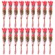 thumbnail image 1 of 18 piezas de rosas brillantes para decoración de festivales, delicadas rosas falsas para adornar el hogar, 1 of 1