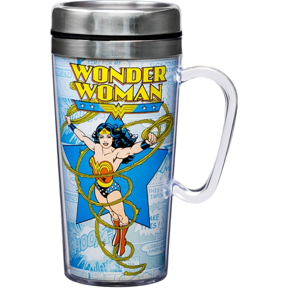 WONDER WOMAN ACRYLIC TRVL MUG