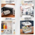 thumbnail image 5 of Stainless Steel Bento Box for Adults, 1800ml 3-Compartment Leak-Proof Metal Lunch Container with Secure Locks & Insulated Design, 5 of 5