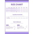 thumbnail image 4 of Maternity solid color lace trim nursing bra, 4 of 5