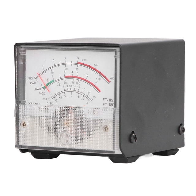 Compteur SWR Radio, Pointeur de Test SWR Pointer Pointer Compteur de Puissance SWR Test Meter Hautement Polyvalent