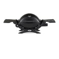thumbnail image 2 of Weber Q 1200 Gas Grill - LP Gas (Black) with Portable Cart and Grill Cover Bundle (3 Items), 2 of 6