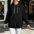 thumbnail image 5 of Njagoc3 Women Hoodies Sweatshirts Sweaters Hooded Oversized Long Sleeve Crewneck Shirts Fall Winter Outfits Pocket, 5 of 6
