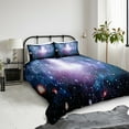 thumbnail image 6 of Move Over Blue Galaxy Bedding Sets Full Galaxy Duvet Cover Set Galaxy Pattern Microfiber No Filling, 6 of 9
