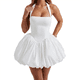 thumbnail image 1 of Vestido Halter Sin Mangas para Mujer, Informal, con Lazo, Espalda Descubierta, Corsé, Vestido de Fiesta con . L, 1 of 10
