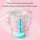 thumbnail image 4 of Mini lavadora portátil, limpiador ultrasónico, pequeña lavadora con varilla de vórtice, enchufe de alimentación USB, regalos de viaje para estudiantes, color blanco, 4 of 5
