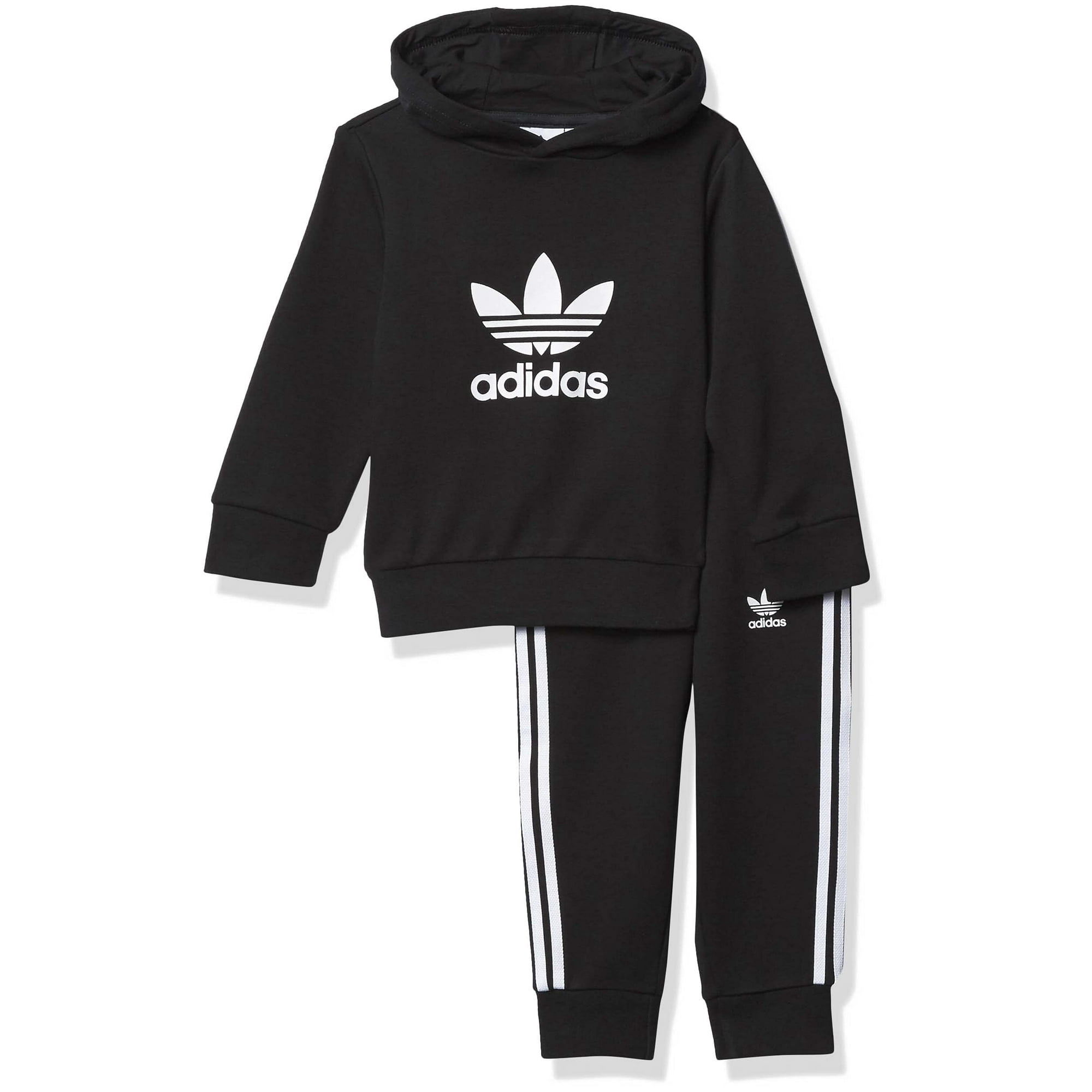 Adidas Adicolor Hoodie Set Black White 9M