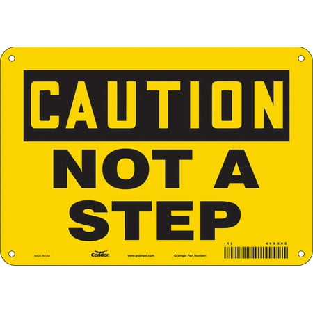

Condor Safety Sign 7 in x 10 in Aluminum 469R05 469R05 ZO-G5580099