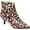 Leopard, variant on Womens Isobel Inside Zip Stiletto Booties
