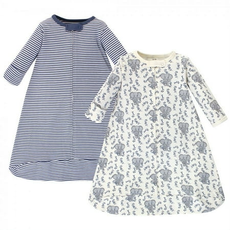 UPC: 0660168650419 | Touched by Nature Baby Organic Cotton Long-Sleeve Wearable Sleeping Bag  Sack  Blanket  Elephant  3-9 Months