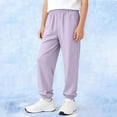 thumbnail image 3 of Ugoldhm Girls Quick-Dry Joggers - Elastic Waist Lightweight Casual Sweatpants 3-13 Years, 3 of 8