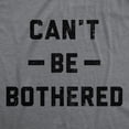 thumbnail image 2 of Womens Funny T Shirts Cant Be Bothered Sarcastic Graphic Tee for Ladies Womens Graphic Tees, 2 of 9