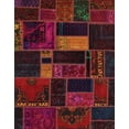 thumbnail image 1 of Ahgly Company Indoor Rectangle Abstract Red Oriental Area Rugs, 8' x 10', 1 of 6