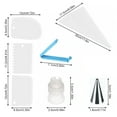 thumbnail image 1 of 20pcs Reusable Cake Baking Set Portable Baking Pastry Accessories Kitchen Cooking Scraper Tools, 1 of 7