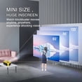 thumbnail image 3 of Miniproyector Home Theater M24 Compatible con Decodificación de 1080P, Audio Incorporado, Proyector LED para Teléfonos Inteligentes y Portátiles, Enchufe de la UE, 3 of 5