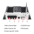 thumbnail image 3 of 2CH HI-FI Bluetooth-compatible Car Power Amplifier DC12V 5A Auto FM Radio Player Support SD / USB / DVD / MP3 Input ,Seamless Performance, 3 of 6
