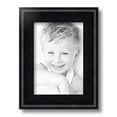 thumbnail image 2 of ArtToFrames 7" x 10" Matte Black with Beads Picture Frame, 7x10 inch Black Wood Poster Frame (WOM-4065), 2 of 8