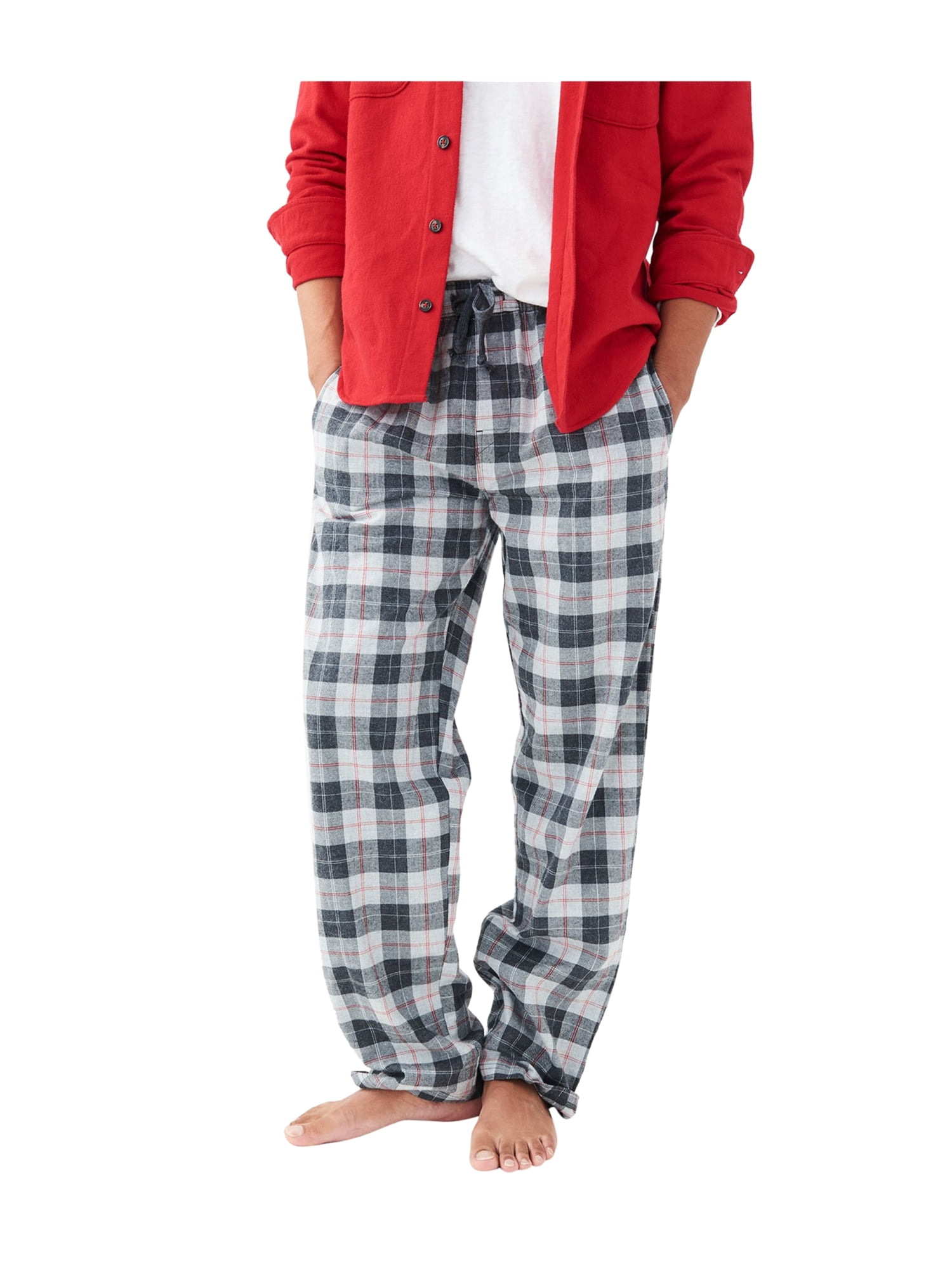 Aeropostale Mens Plaid Pajama Lounge 