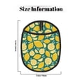 thumbnail image 3 of Cute Lemon Turquoise Pot Holders for Kitchen - Heat Resistant Oven Mitts Hot Pads with Pocket, Non Slip Silicone Pot Holders, Cuteness Hanging Loop Potholders for Kitchen Baking, 3 of 5