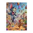 thumbnail image 3 of Rompecabezas de madera de 500 piezas de Tom y Jerry: adecuado para niños y adultos, rompecabezas para niños y niñas, juguetes de juegos de entretenimiento con rompecabezas. Talla única, 3 of 8