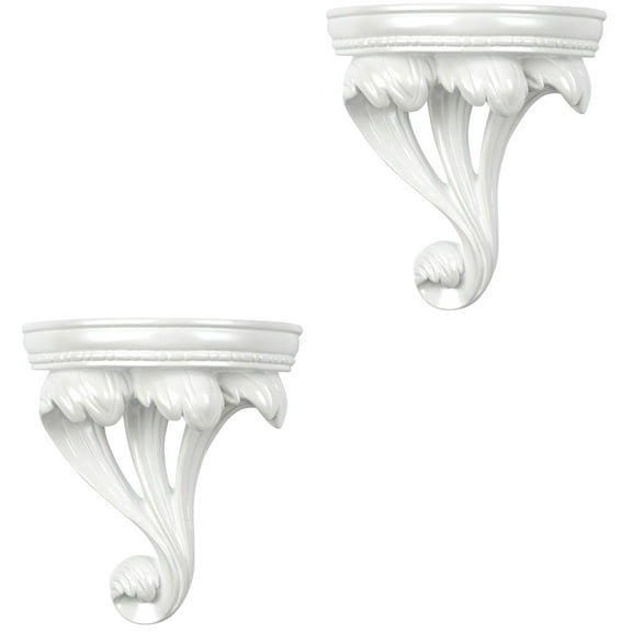 2 Count Touch of Class Wall Shelf Baroque Floating Shelves