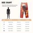 thumbnail image 4 of Lsque Space Skeleton Art Print Women's Pajama Pants, Lounge Pant - Comfortable Home Wear,Elastic Waistband, Stylish Design-Large, 4 of 9