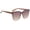 Brown Fade, variant on Women's MS140 Retro UVA and UVB Protective Square Fashion Sunglasses, 56mm
