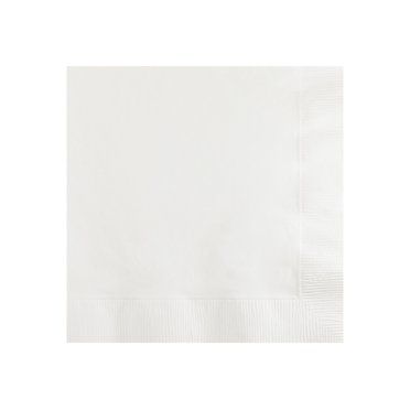 Creative Converting Touch of Color Beverage - Napkin - disposable - white (pack of 50)