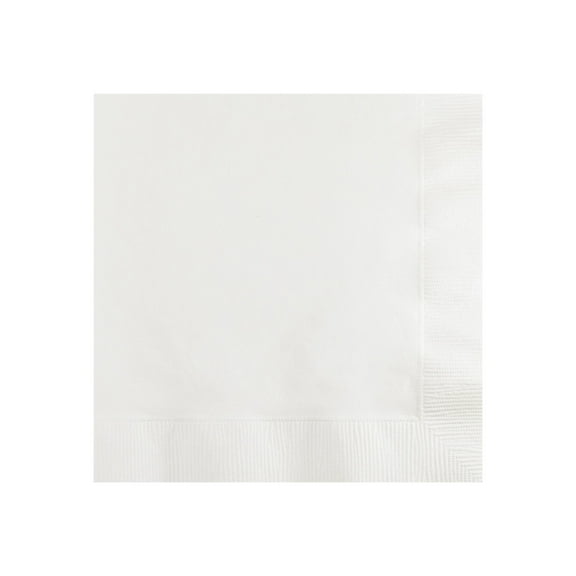 Creative Converting Touch of Color Beverage - Napkin - disposable - white (pack of 50)