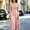 (Fashion 19)Pink, variant on Aimik Women's Double Breasted Long Blazer Dress Lapel Collar Work Office Slim Fit Formal Midi Coat Dress